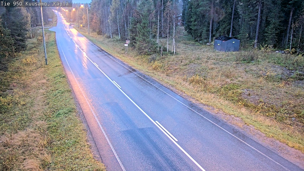 Weather Camera Image Road 950 Kuusamo, Käylä, Kuusamo, Pohjois-Pohjanmaa
