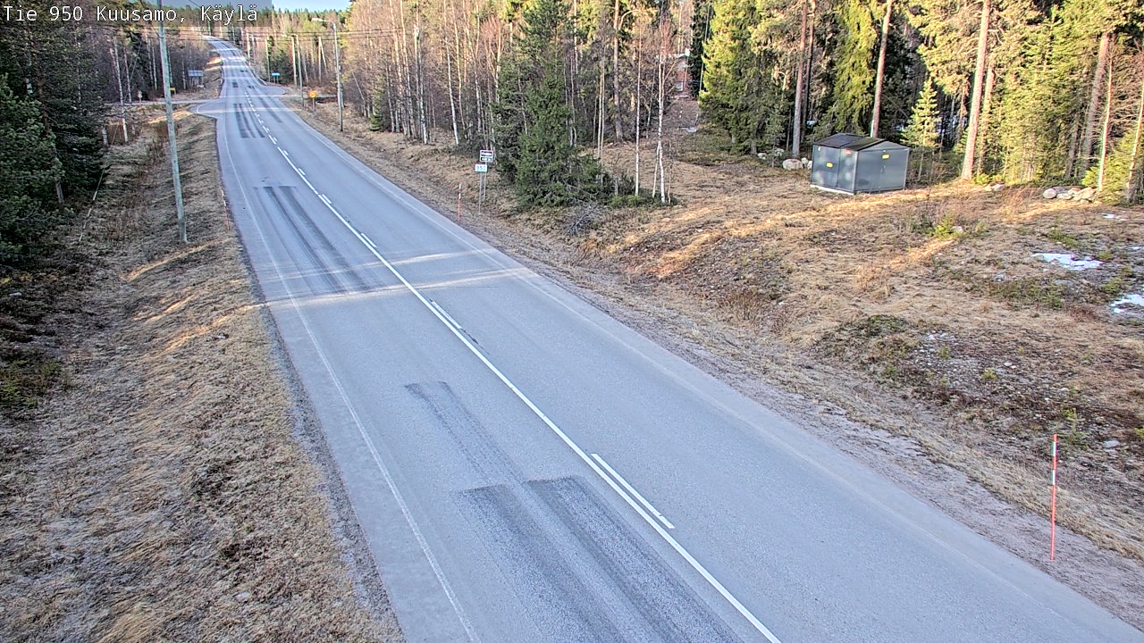 Weather Camera Image Road 950 Kuusamo, Käylä, Kuusamo, Pohjois-Pohjanmaa