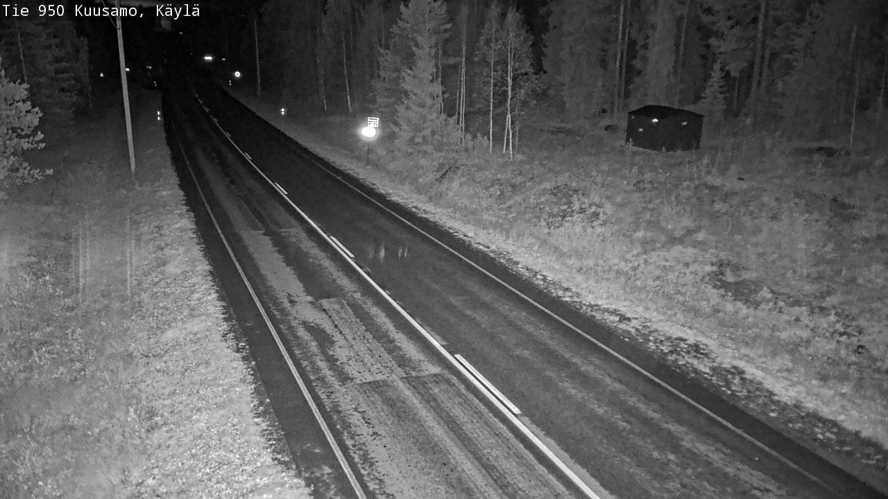 Weather Camera Image Road 950 Kuusamo, Käylä, Kuusamo, Pohjois-Pohjanmaa