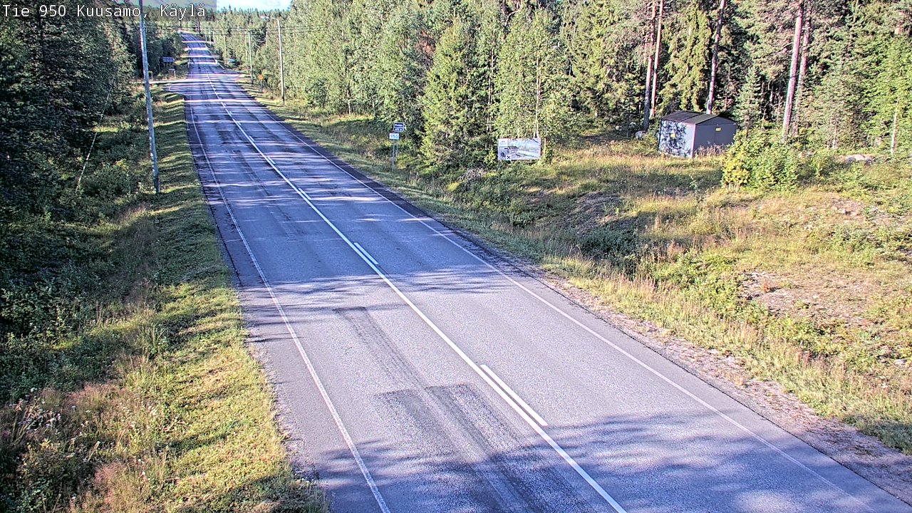 Weather Camera Image Road 950 Kuusamo, Käylä, Kuusamo, Pohjois-Pohjanmaa