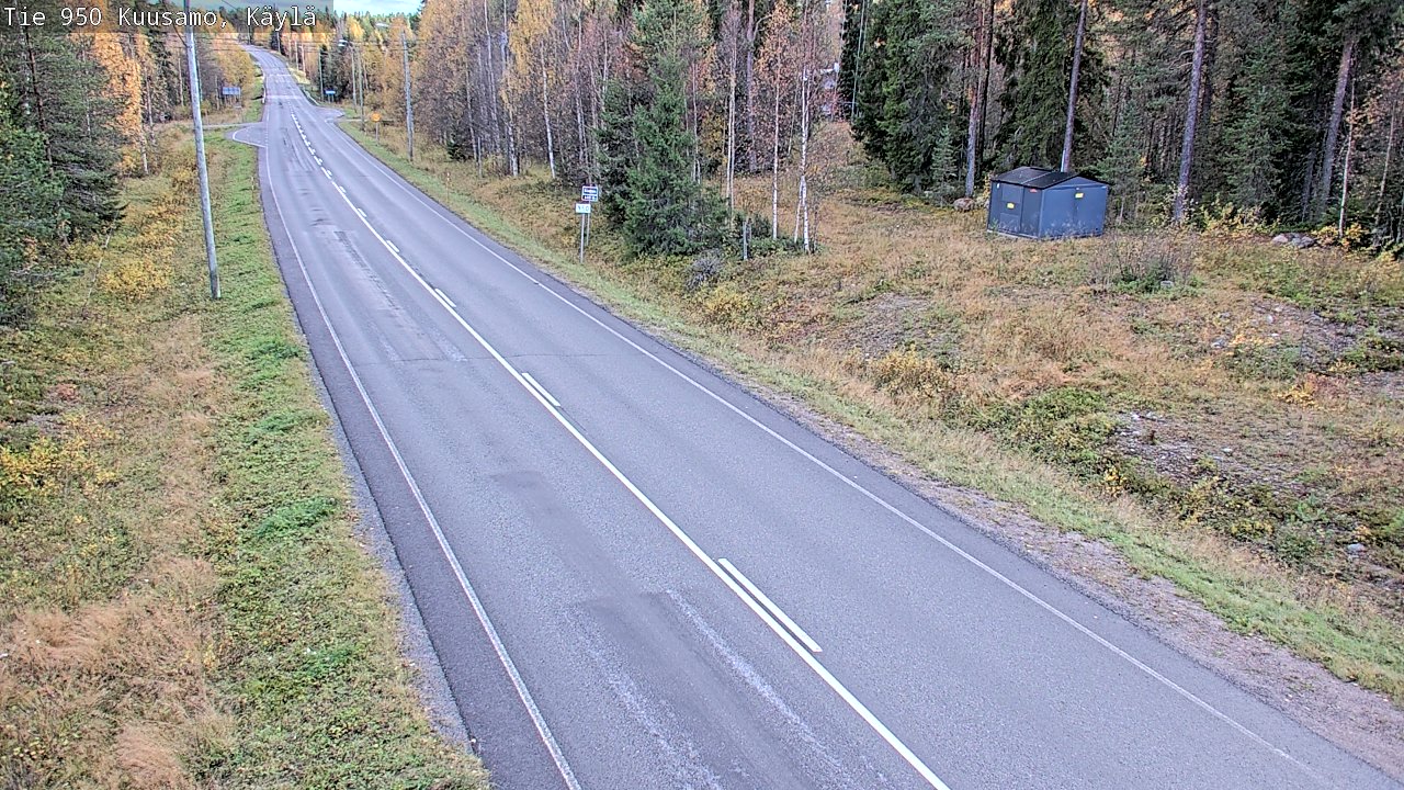 Weather Camera Image Road 950 Kuusamo, Käylä, Kuusamo, Pohjois-Pohjanmaa