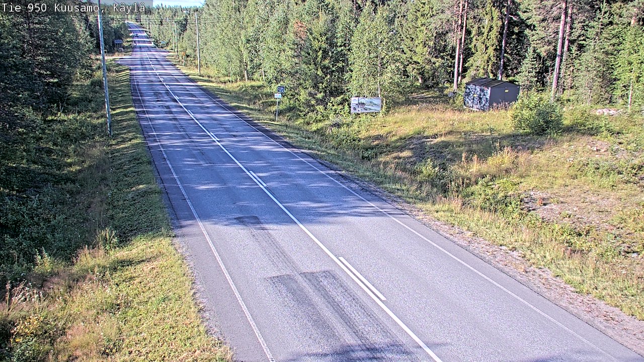 Weather Camera Image Road 950 Kuusamo, Käylä, Kuusamo, Pohjois-Pohjanmaa
