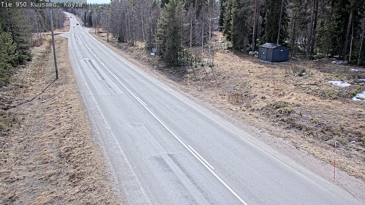 Weather Camera Image Väg 950 Kuusamo, Käylä, Kuusamo, Pohjois-Pohjanmaa