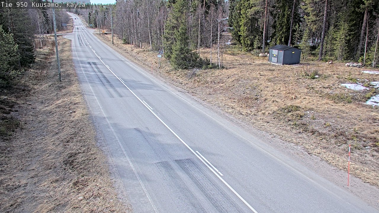 Weather Camera Image Väg 950 Kuusamo, Käylä, Kuusamo, Pohjois-Pohjanmaa