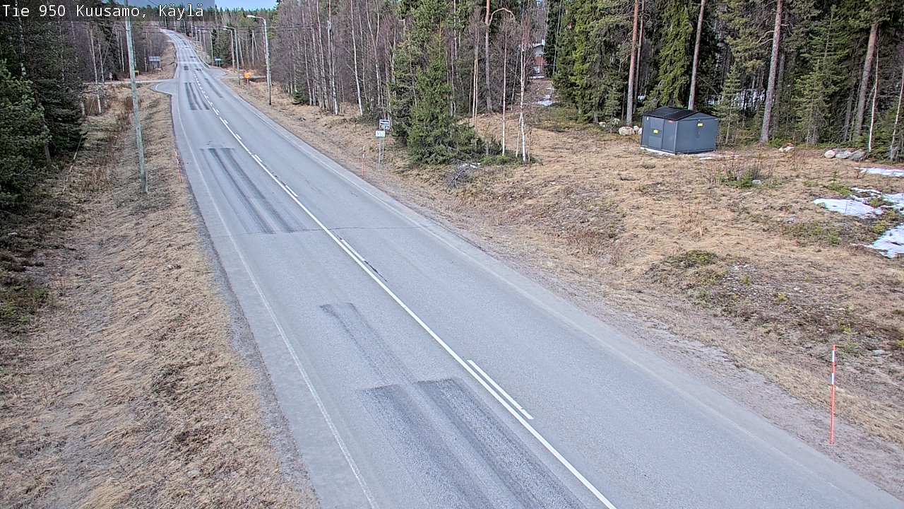 Weather Camera Image Väg 950 Kuusamo, Käylä, Kuusamo, Pohjois-Pohjanmaa