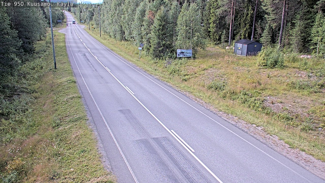 Weather Camera Image Road 950 Kuusamo, Käylä, Kuusamo, Pohjois-Pohjanmaa