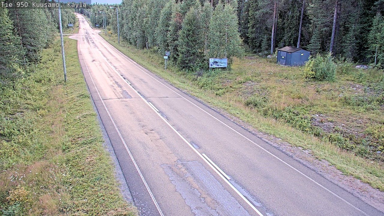 Kelikamerat Kuva Tie 950 Kuusamo, Käylä, Kuusamo, Pohjois-Pohjanmaa
