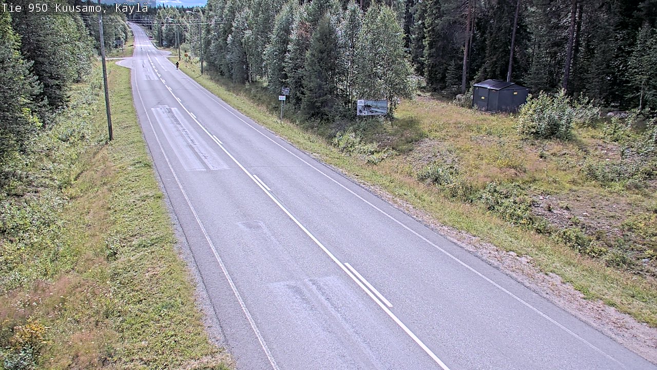 Weather Camera Image Väg 950 Kuusamo, Käylä, Kuusamo, Pohjois-Pohjanmaa