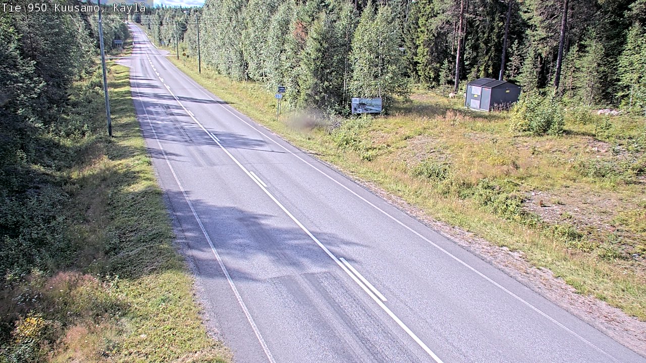 Weather Camera Image Road 950 Kuusamo, Käylä, Kuusamo, Pohjois-Pohjanmaa