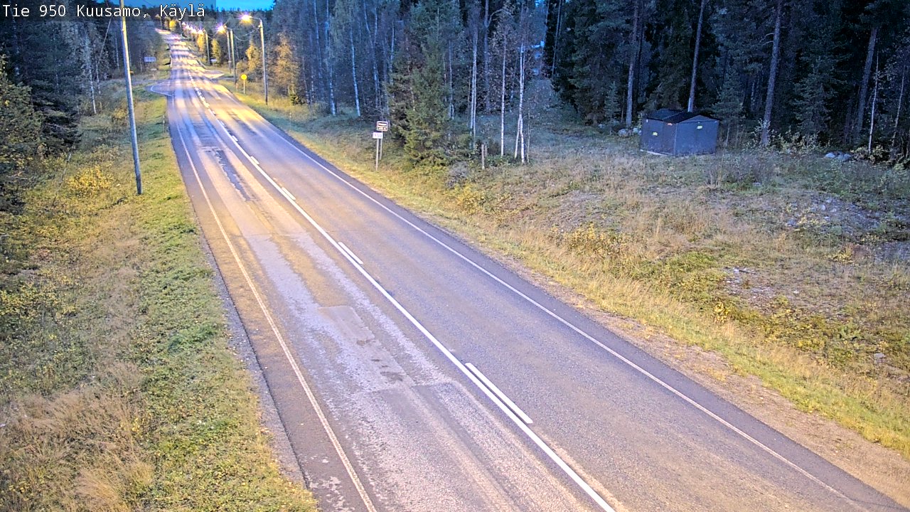 Weather Camera Image Road 950 Kuusamo, Käylä, Kuusamo, Pohjois-Pohjanmaa