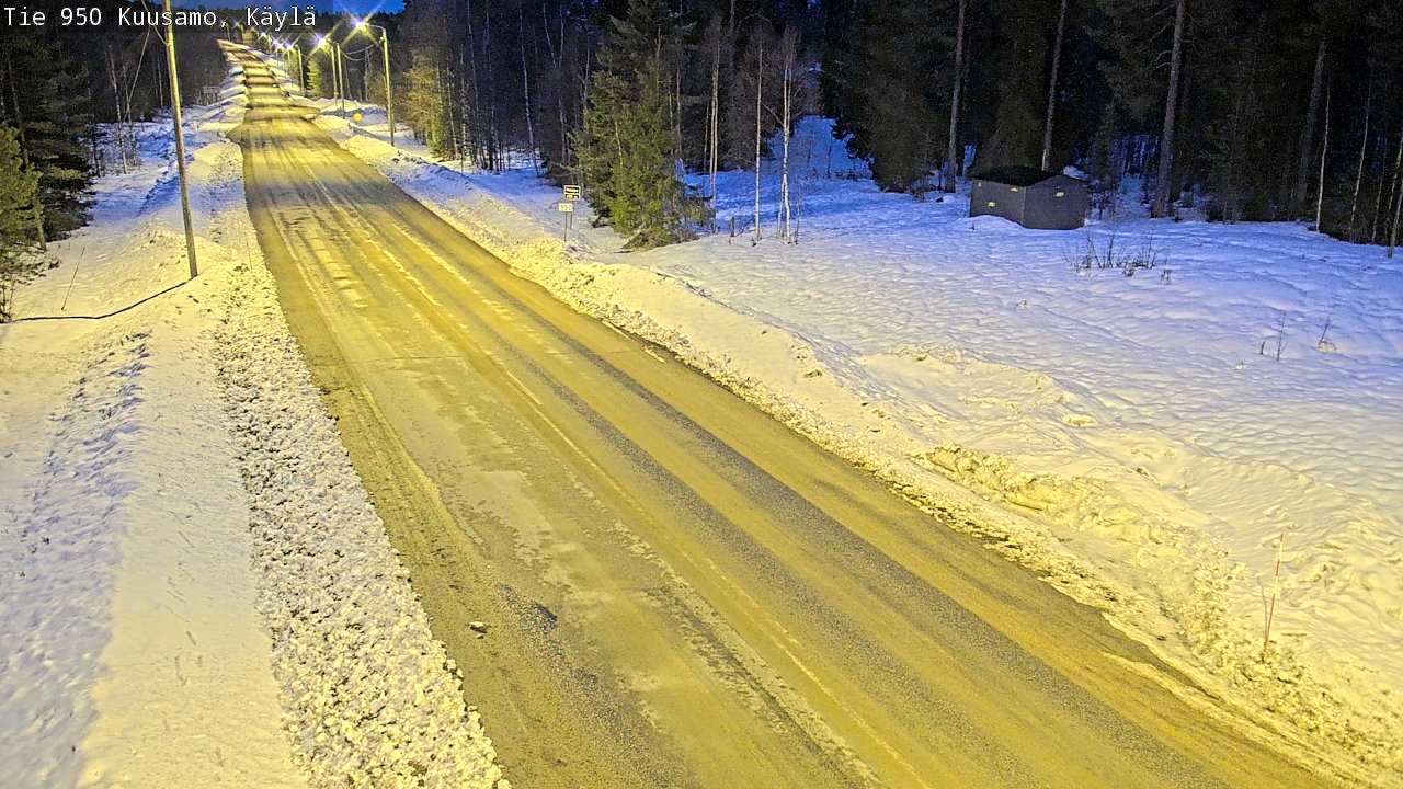 Weather Camera Image Road 950 Kuusamo, Käylä, Kuusamo, Pohjois-Pohjanmaa