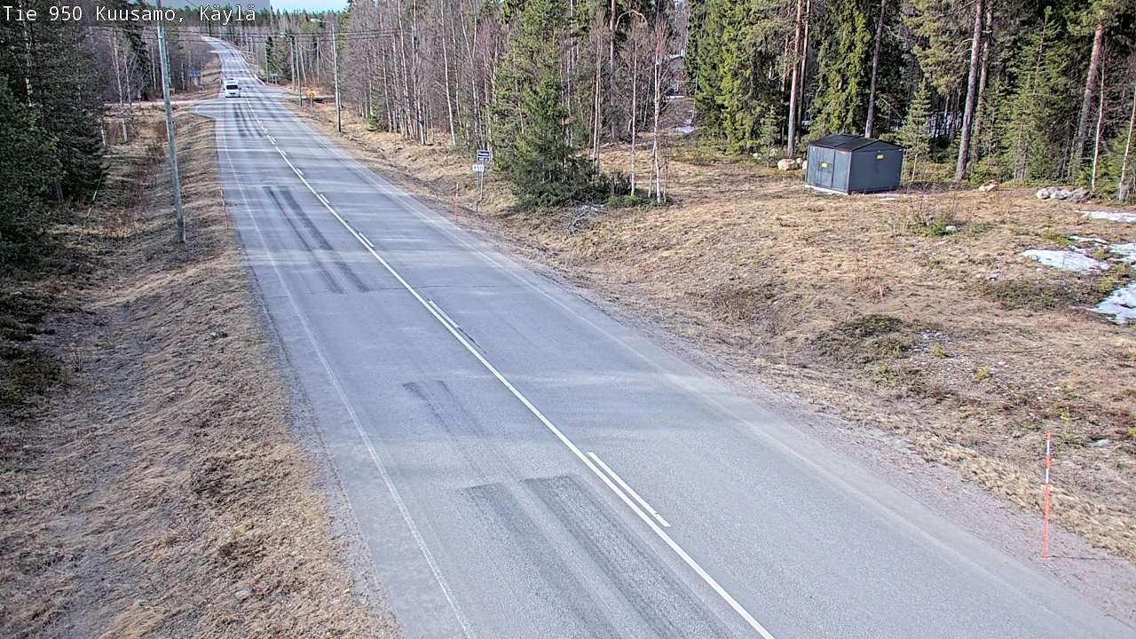 Weather Camera Image Väg 950 Kuusamo, Käylä, Kuusamo, Pohjois-Pohjanmaa