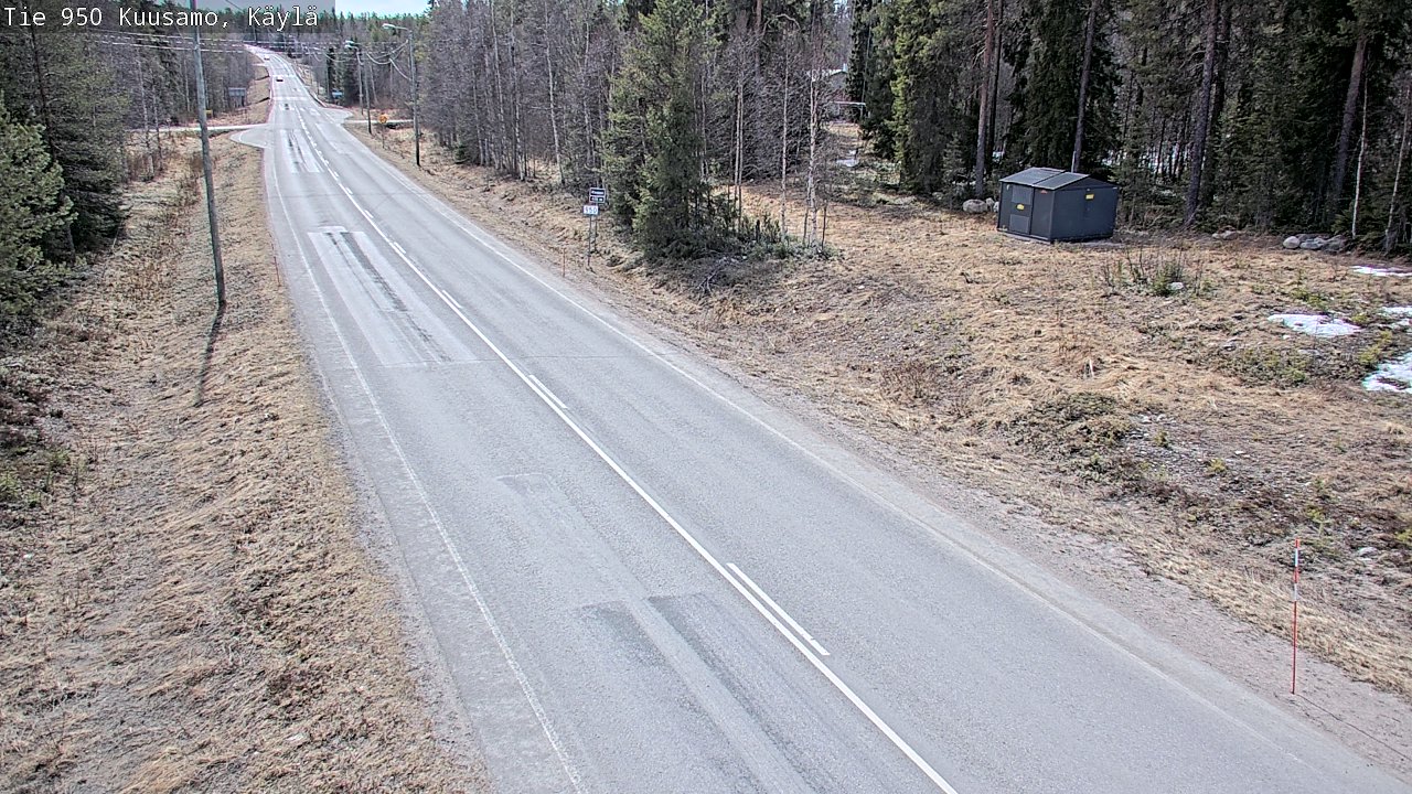 Weather Camera Image Väg 950 Kuusamo, Käylä, Kuusamo, Pohjois-Pohjanmaa