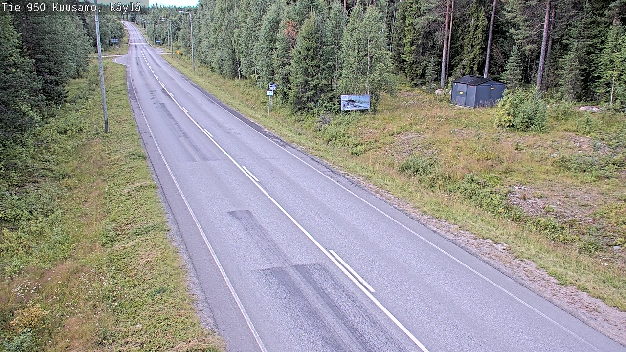 Weather Camera Image Road 950 Kuusamo, Käylä, Kuusamo, Pohjois-Pohjanmaa