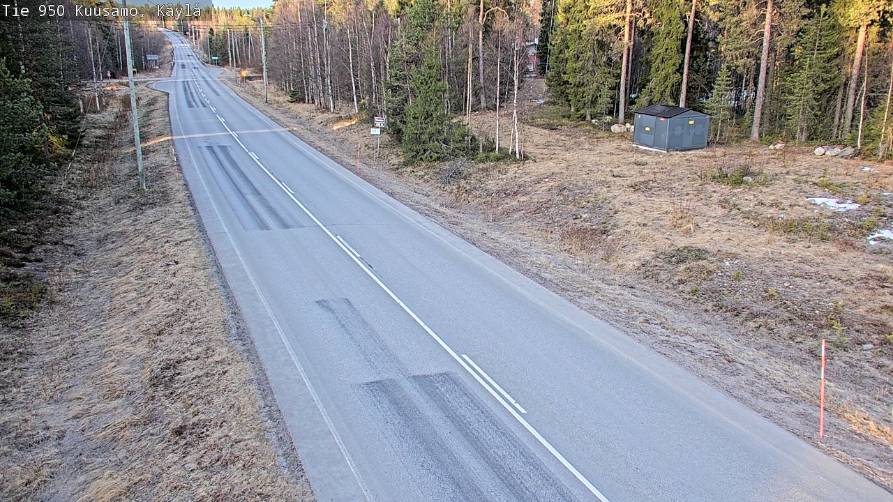 Weather Camera Image Road 950 Kuusamo, Käylä, Kuusamo, Pohjois-Pohjanmaa