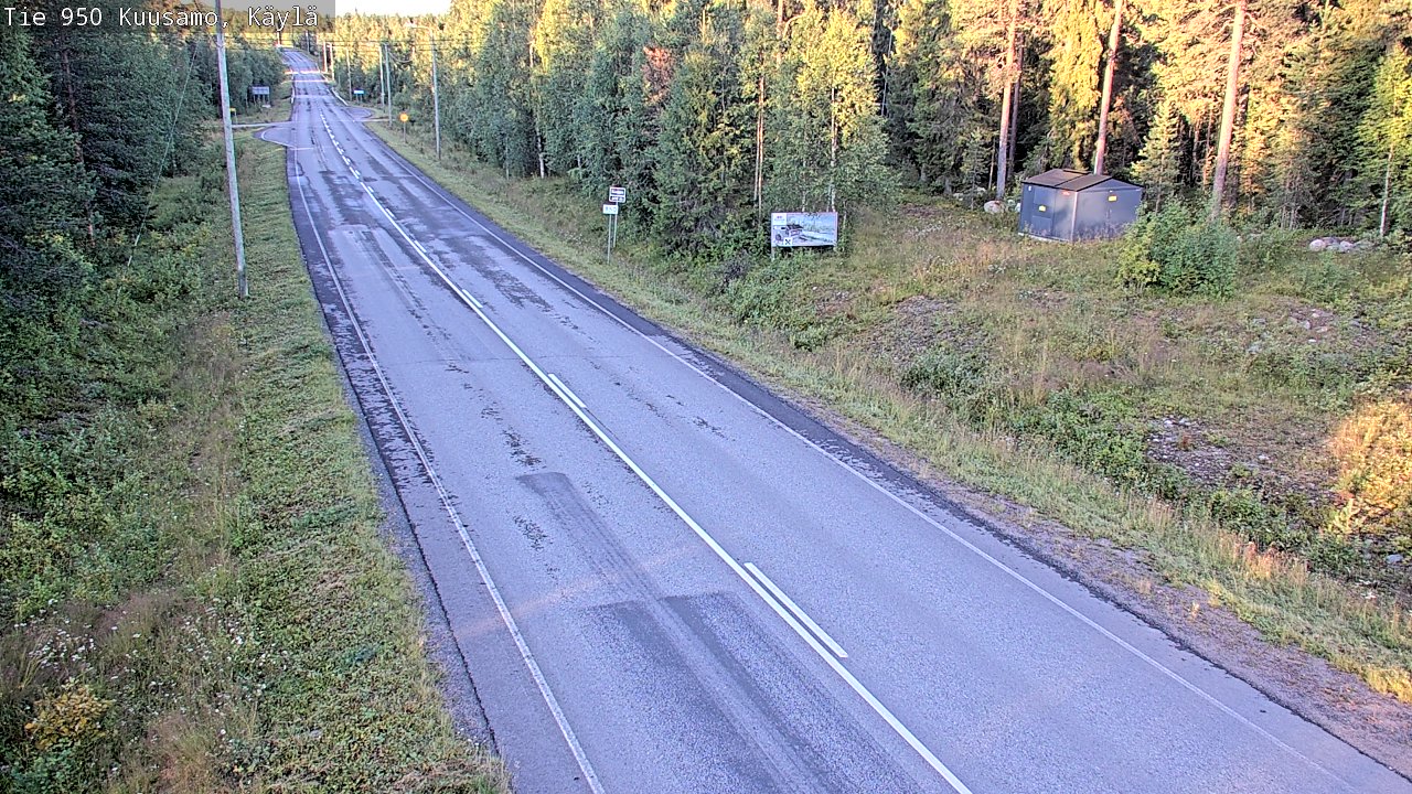Weather Camera Image Road 950 Kuusamo, Käylä, Kuusamo, Pohjois-Pohjanmaa