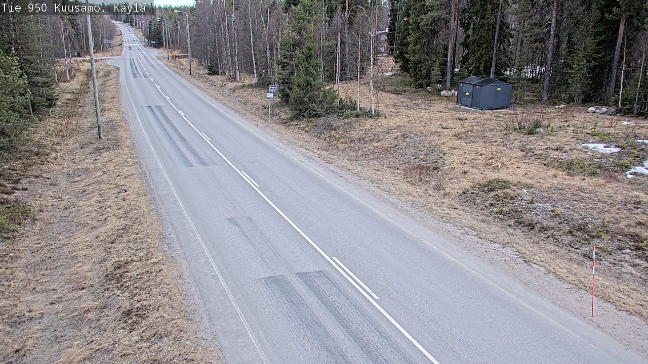 Weather Camera Image Väg 950 Kuusamo, Käylä, Kuusamo, Pohjois-Pohjanmaa