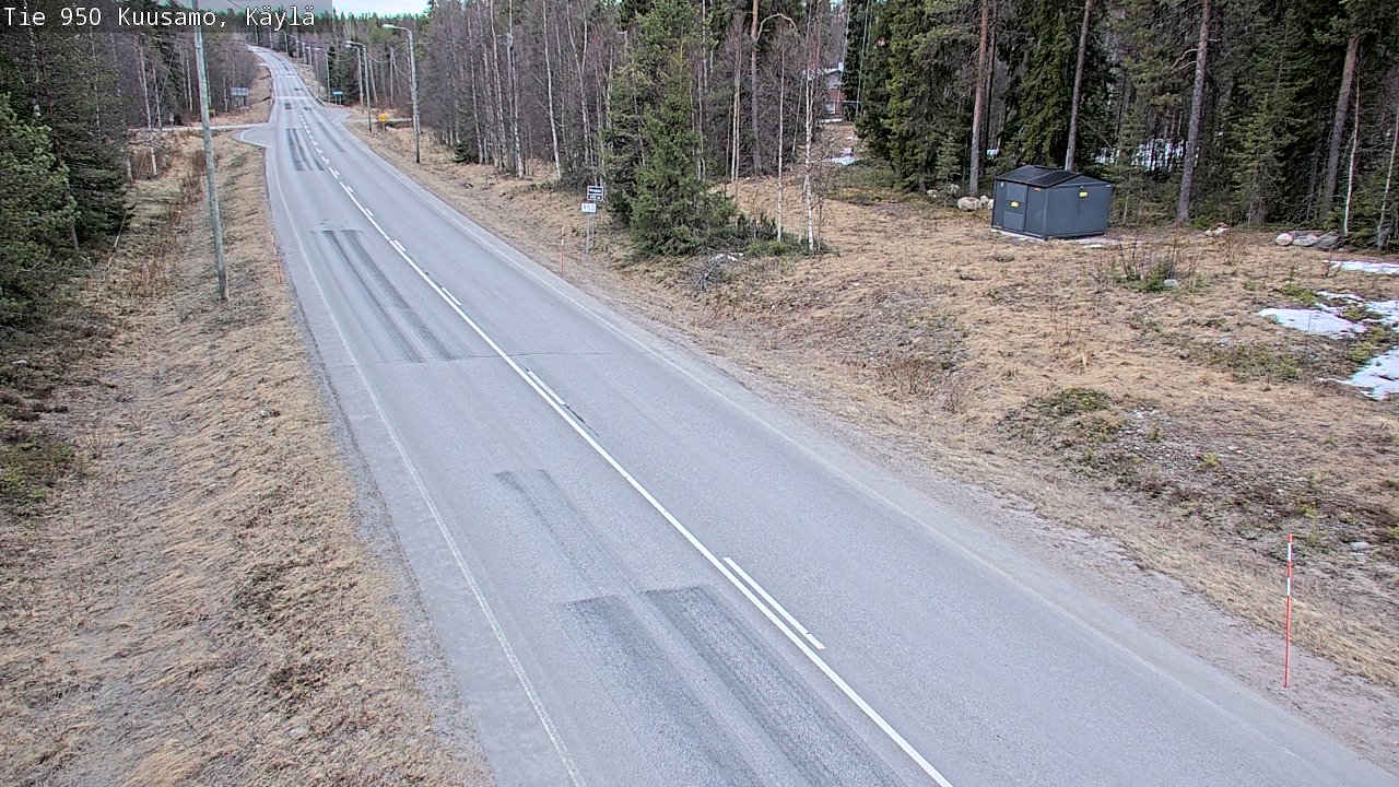 Weather Camera Image Väg 950 Kuusamo, Käylä, Kuusamo, Pohjois-Pohjanmaa