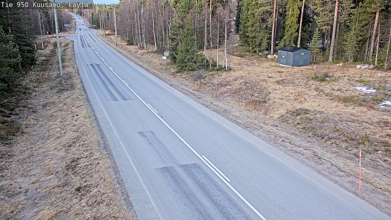 Weather Camera Image Road 950 Kuusamo, Käylä, Kuusamo, Pohjois-Pohjanmaa