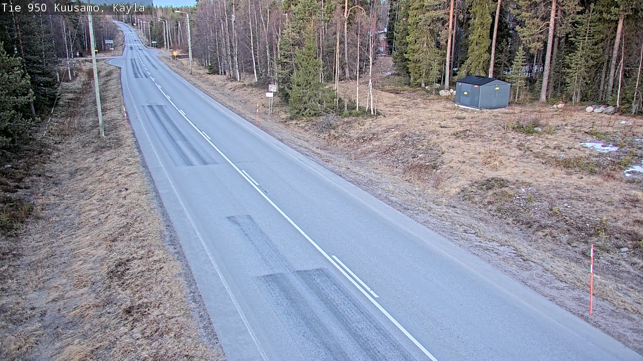 Weather Camera Image Väg 950 Kuusamo, Käylä, Kuusamo, Pohjois-Pohjanmaa