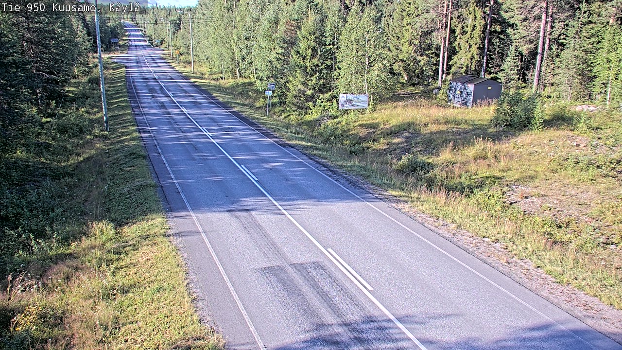 Weather Camera Image Road 950 Kuusamo, Käylä, Kuusamo, Pohjois-Pohjanmaa