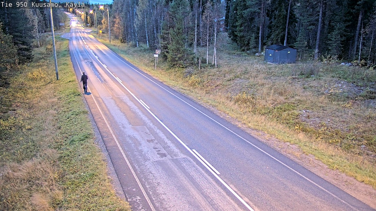 Weather Camera Image Road 950 Kuusamo, Käylä, Kuusamo, Pohjois-Pohjanmaa