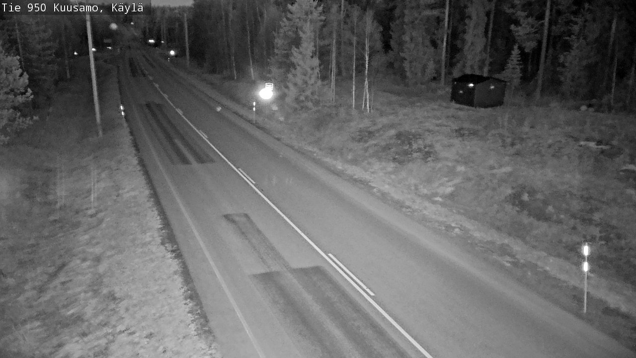Weather Camera Image Väg 950 Kuusamo, Käylä, Kuusamo, Pohjois-Pohjanmaa