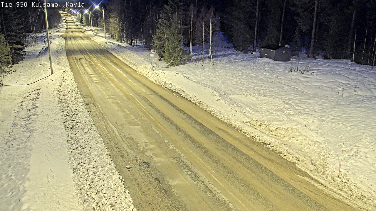 Weather Camera Image Road 950 Kuusamo, Käylä, Kuusamo, Pohjois-Pohjanmaa