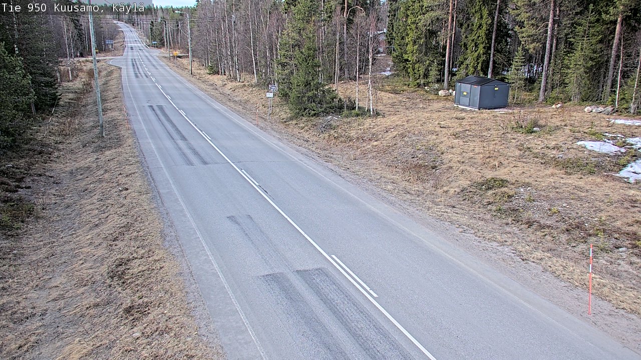 Weather Camera Image Väg 950 Kuusamo, Käylä, Kuusamo, Pohjois-Pohjanmaa