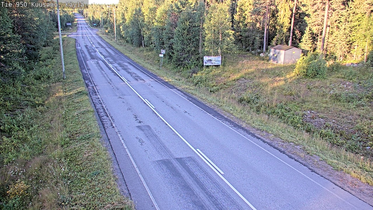 Weather Camera Image Road 950 Kuusamo, Käylä, Kuusamo, Pohjois-Pohjanmaa