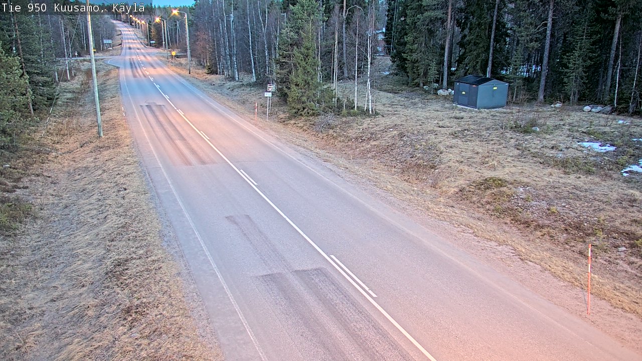 Weather Camera Image Väg 950 Kuusamo, Käylä, Kuusamo, Pohjois-Pohjanmaa