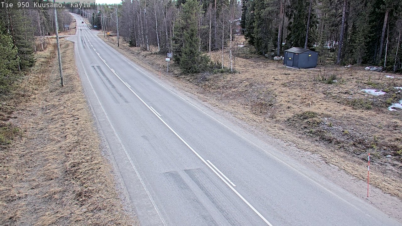 Weather Camera Image Väg 950 Kuusamo, Käylä, Kuusamo, Pohjois-Pohjanmaa
