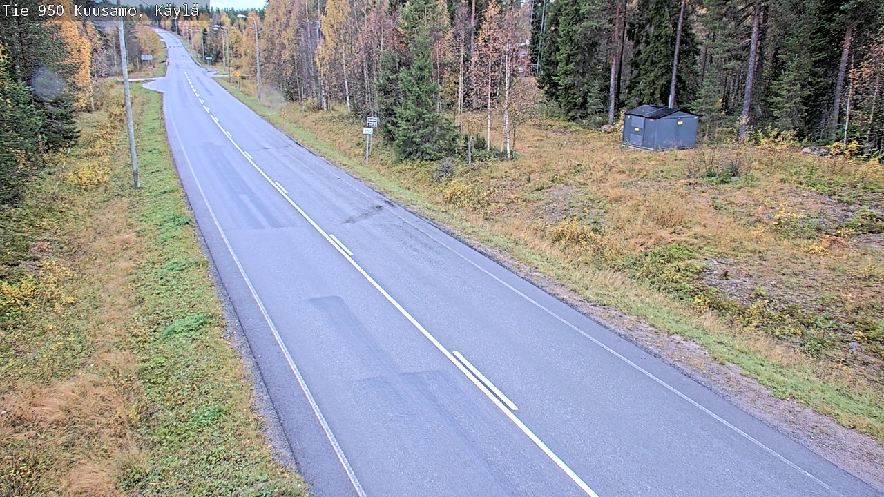 Weather Camera Image Road 950 Kuusamo, Käylä, Kuusamo, Pohjois-Pohjanmaa