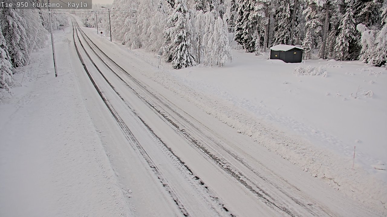 Weather Camera Image Väg 950 Kuusamo, Käylä, Kuusamo, Pohjois-Pohjanmaa