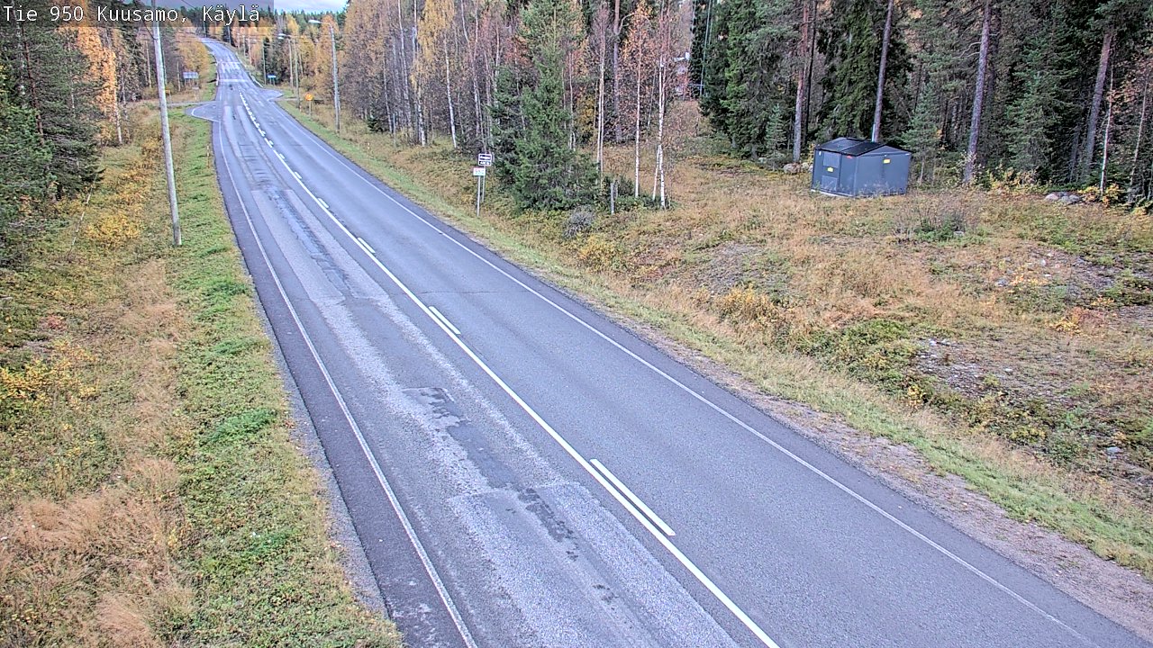 Weather Camera Image Road 950 Kuusamo, Käylä, Kuusamo, Pohjois-Pohjanmaa