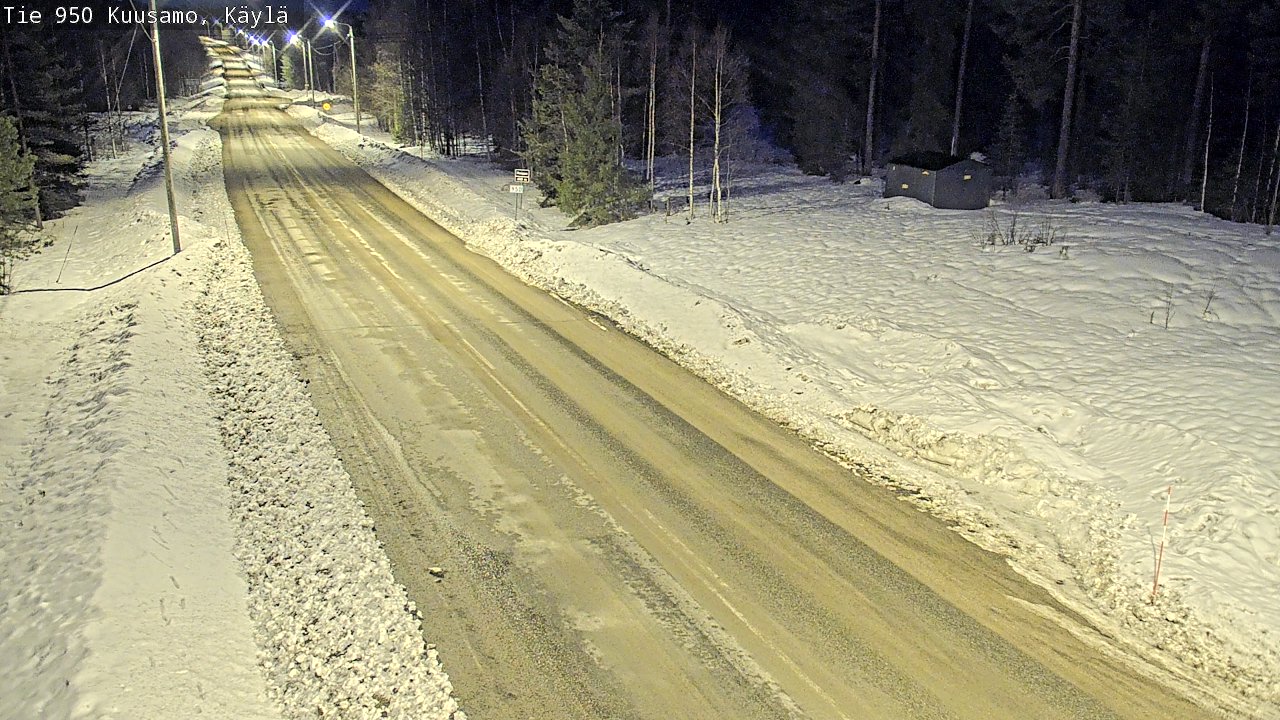 Weather Camera Image Road 950 Kuusamo, Käylä, Kuusamo, Pohjois-Pohjanmaa