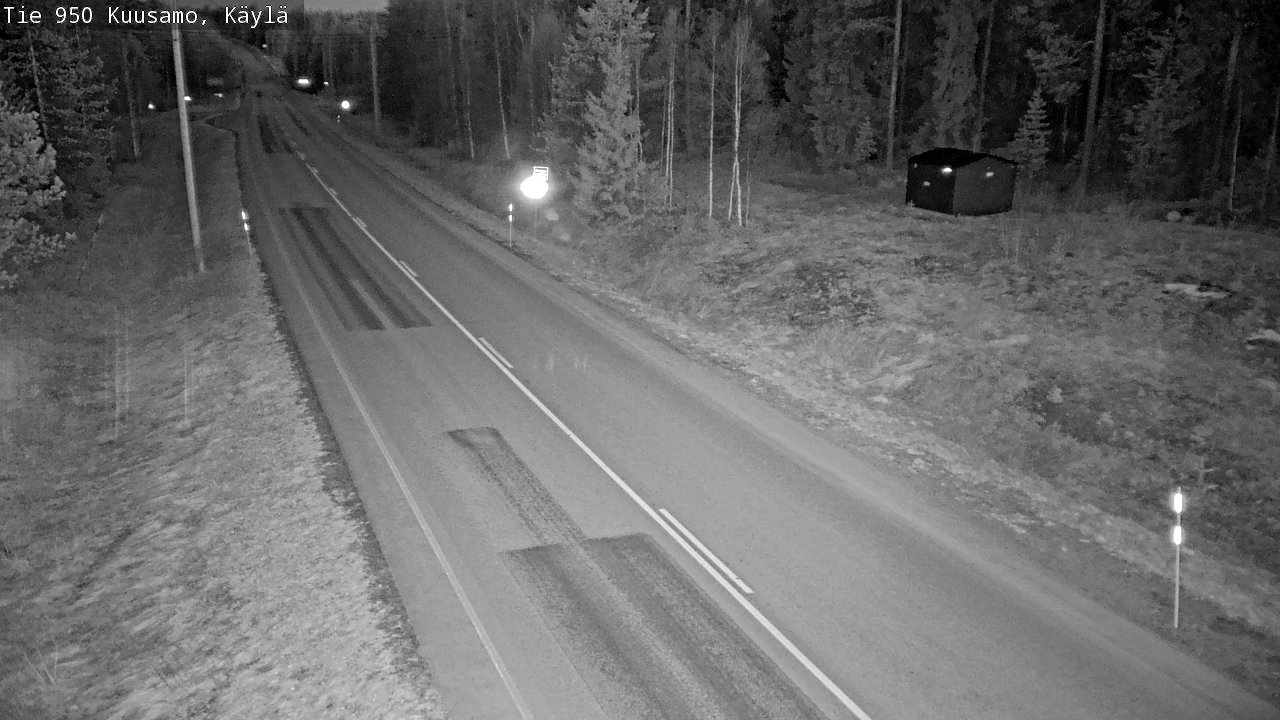 Weather Camera Image Väg 950 Kuusamo, Käylä, Kuusamo, Pohjois-Pohjanmaa