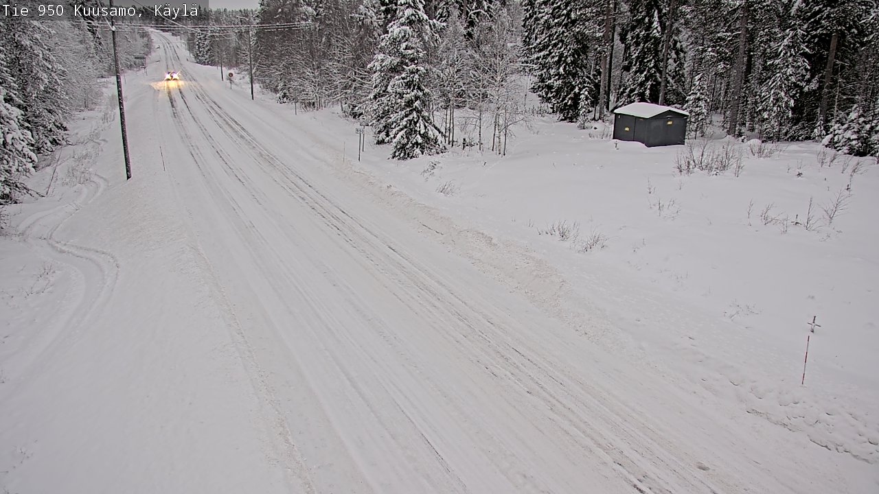 Weather Camera Image Väg 950 Kuusamo, Käylä, Kuusamo, Pohjois-Pohjanmaa