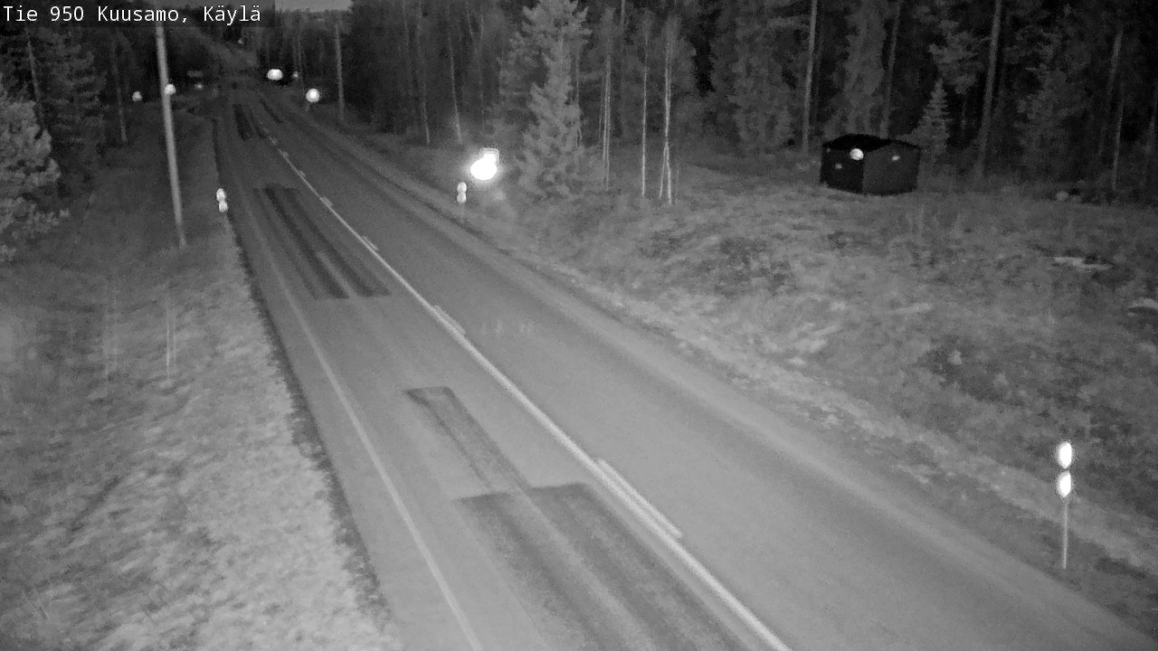 Weather Camera Image Väg 950 Kuusamo, Käylä, Kuusamo, Pohjois-Pohjanmaa