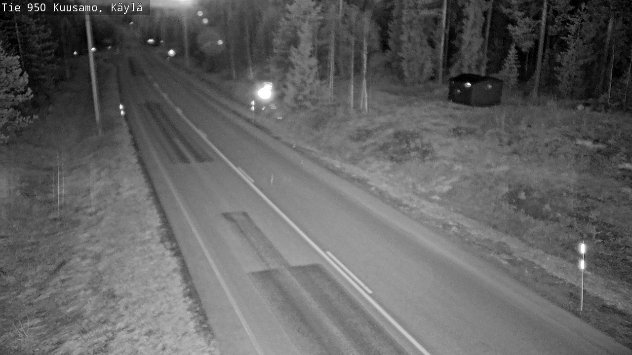 Weather Camera Image Väg 950 Kuusamo, Käylä, Kuusamo, Pohjois-Pohjanmaa