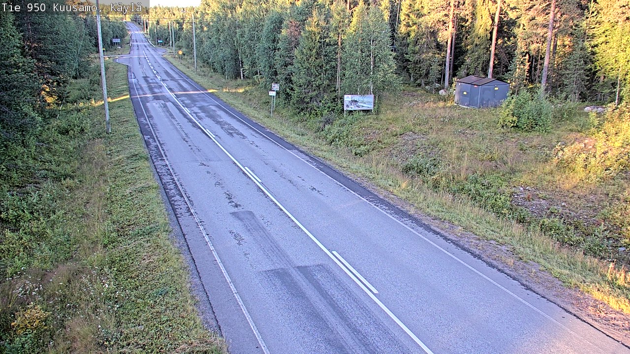 Weather Camera Image Road 950 Kuusamo, Käylä, Kuusamo, Pohjois-Pohjanmaa