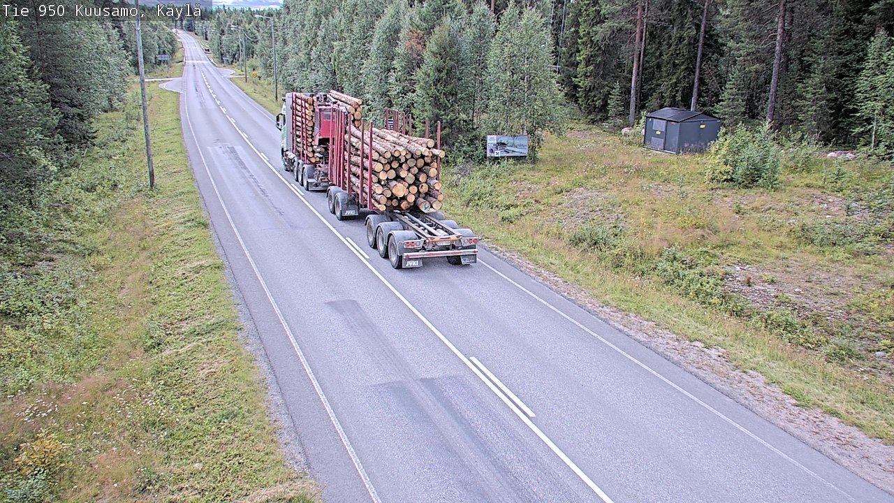 Kelikamerat Kuva Tie 950 Kuusamo, Käylä, Kuusamo, Pohjois-Pohjanmaa