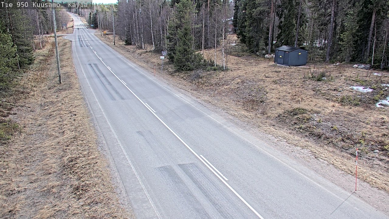 Weather Camera Image Väg 950 Kuusamo, Käylä, Kuusamo, Pohjois-Pohjanmaa
