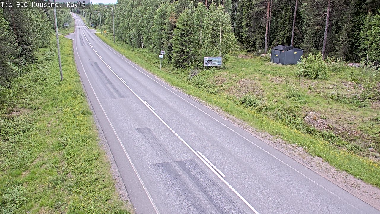 Weather Camera Image Road 950 Kuusamo, Käylä, Kuusamo, Pohjois-Pohjanmaa