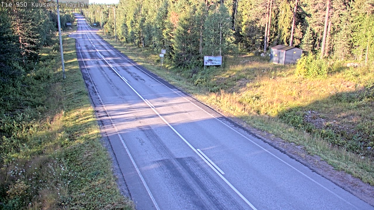 Weather Camera Image Road 950 Kuusamo, Käylä, Kuusamo, Pohjois-Pohjanmaa