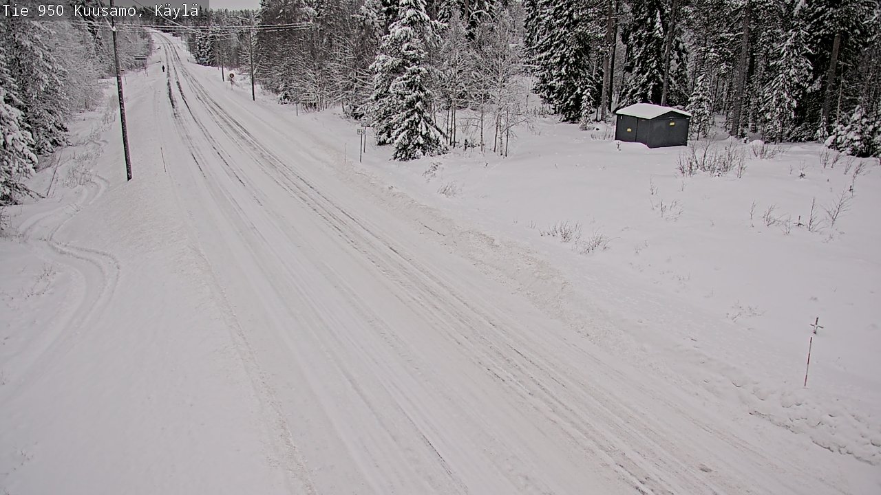 Weather Camera Image Väg 950 Kuusamo, Käylä, Kuusamo, Pohjois-Pohjanmaa