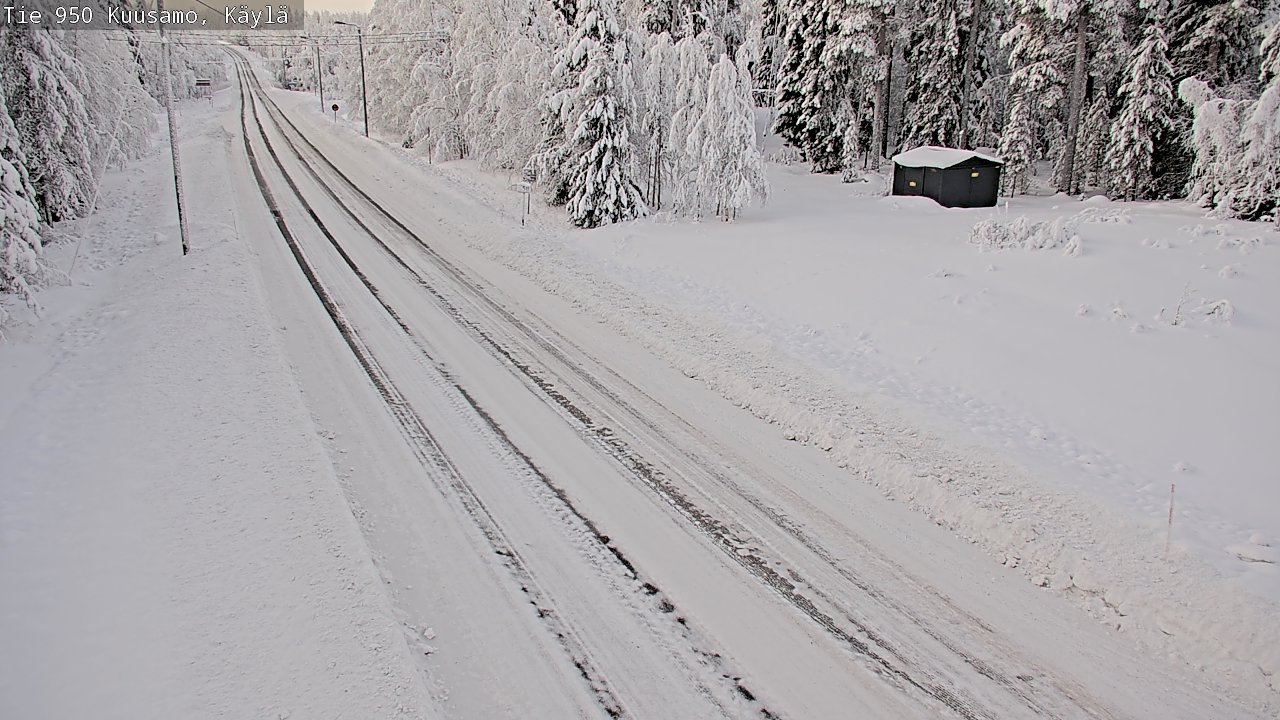 Weather Camera Image Väg 950 Kuusamo, Käylä, Kuusamo, Pohjois-Pohjanmaa