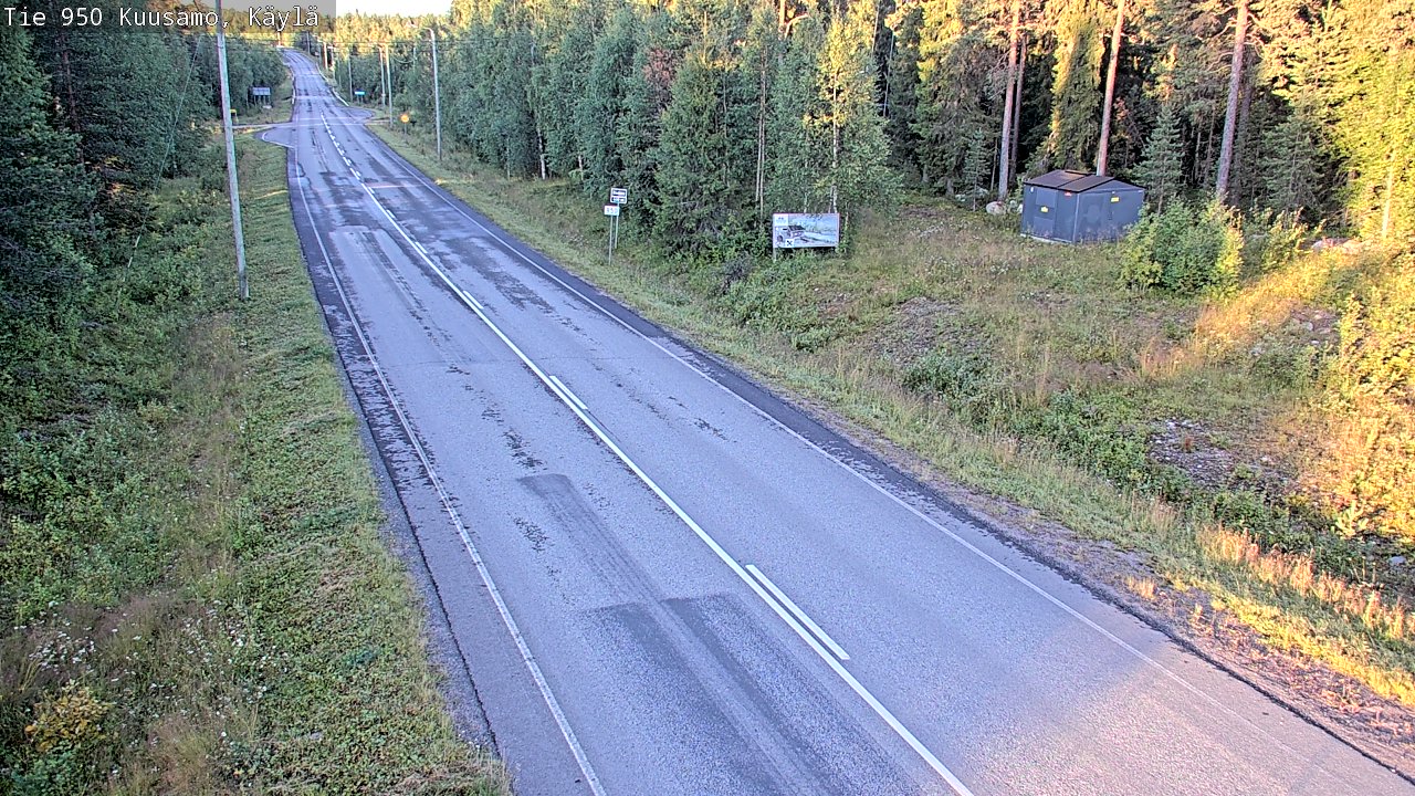Weather Camera Image Road 950 Kuusamo, Käylä, Kuusamo, Pohjois-Pohjanmaa