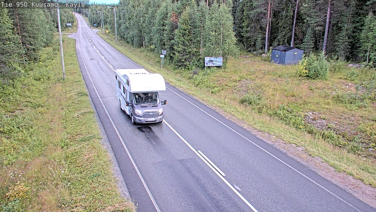 Kelikamerat Kuva Tie 950 Kuusamo, Käylä, Kuusamo, Pohjois-Pohjanmaa