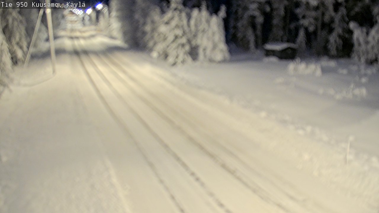 Weather Camera Image Väg 950 Kuusamo, Käylä, Kuusamo, Pohjois-Pohjanmaa